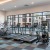 Fitness center at our apartments in Midland, TX, featuring treadmills and assorted exercise equipment. 